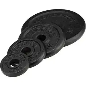 Hantelscheiben ENERGETICS Hantelscheibe Guss 2 x 0,5 kg, Schwarz
