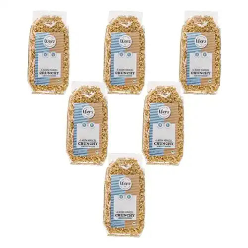 Knusper-Müsli Werz Bio 4-Korn-Mandel-Crunchy, 6 x 250 g