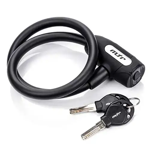 Mini-Fahrradschloss meteor Kabelschlösser Key Lock Kette