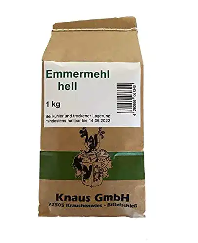 Emmermehl Knaus GmbH 1kg Mehl aus Emmer helles