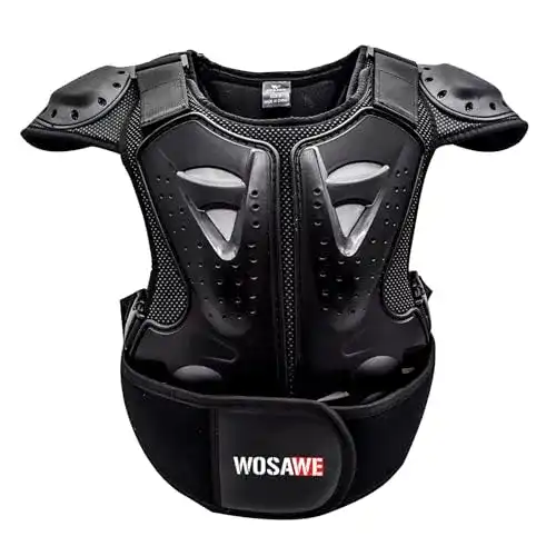 Brustpanzer (Kinder) WOSAWE Kinder Motorradjacke Brustpanzer S