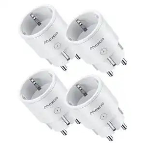 WLAN-Steckdose Maxcio Wlan Steckdose USB Port, Alexa 4 Packs