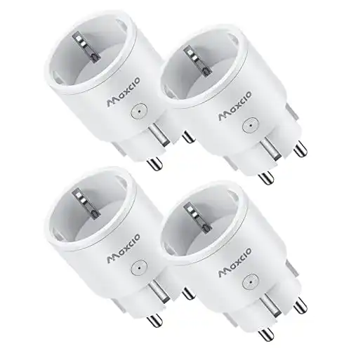 WLAN-Steckdose Maxcio Wlan Steckdose USB Port, Alexa 4 Packs