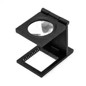 Fadenzähler QWORK Mini Klapplupe, 10X Bildschirmlupe