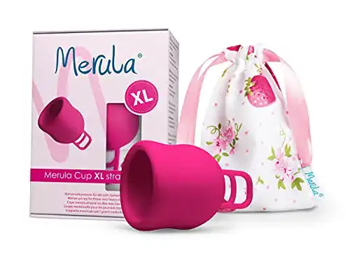 Menstruationstasse Merula Cup XL strawberry (pink)