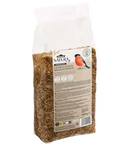 Mehlwürmer Dehner Natura Wildvogelfutter, getrocknet, 500 g