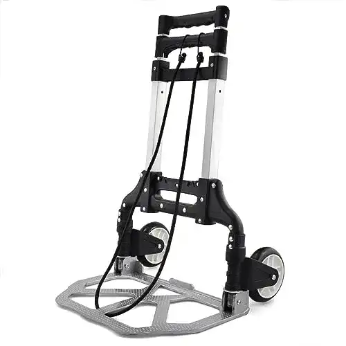 Alu-Sackkarre Yaheetech Sackkarre Alu, bis 80 kg, klappbar