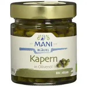 Kapern MANI ΜΑΝΙ in Olivenöl, bio, 2 x 180 g