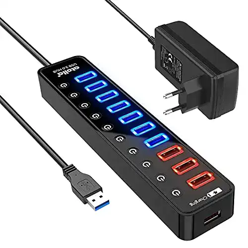 USB-Hub mit Netzteil atolla, HUB USB 3.0 Stromversorgung