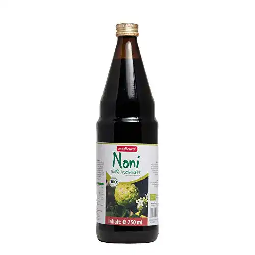 Noni-Saft MEDICURA Bio Noni 100 % Direktsaft, 750 ml Glasflasche