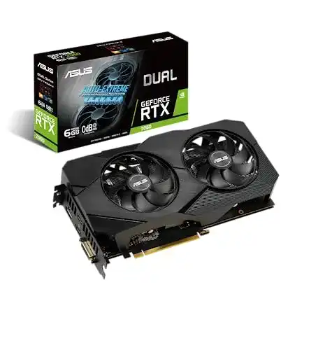 Die beste GeForce RTX Asus Dual Nvidia 2060 6GB EVO Gaming Grafikkarte 2026 Test Bestseller GeForce RTX Asus Dual Nvidia 2060 6GB EVO Gaming Grafikkarte