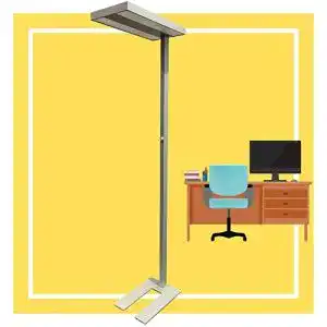 Stehlampe Büro famlights LED Tageslichtlampe dimmbar