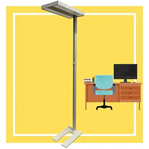 Stehlampe Büro famlights LED Tageslichtlampe dimmbar