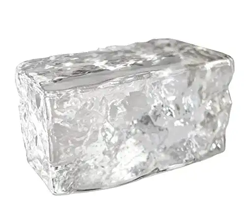 Glasbausteine Fuchs Design Crystal Collection 1 Stück Ice glänzend