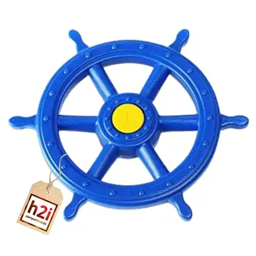 Steuerrad h2i Schiffsruder Lenkrad Drehrad Ruder, beweglich
