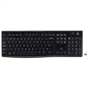 Logitech-Tastatur Logitech K270 Kabellose Tastatur, US QWERTY