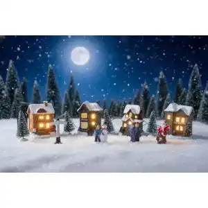 Weihnachtsdorf Bambelaa! Weihnachtsstadt 11 tlg. Winterdorf