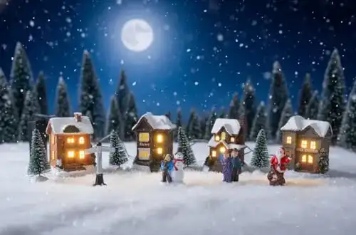 Weihnachtsdorf Bambelaa! Weihnachtsstadt 11 tlg. Winterdorf