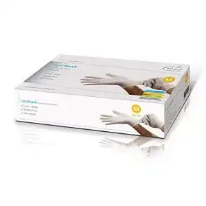 Einmalhandschuhe Light Touch Latexhandschuhe, Einmalhandschuh