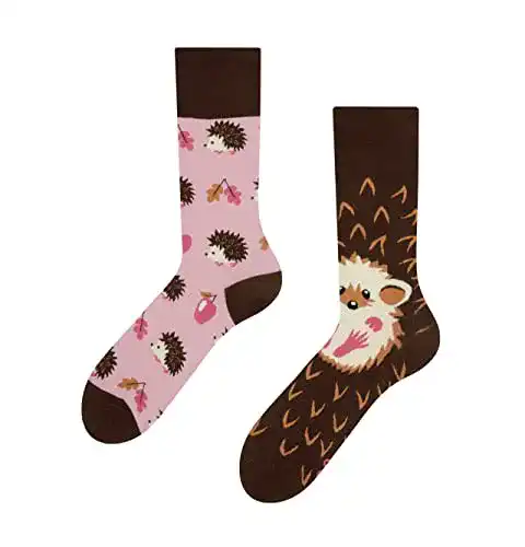 Dedoles-Socken Dedoles Good Mood lustige bunte Socken Damen Igel