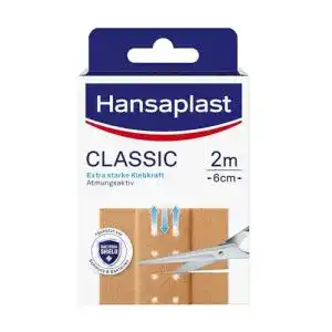 Pflaster Hansaplast Classic (2 m x 6 cm), zuschneidbar