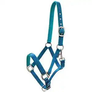 Halfter York Pferde Milo Nylon weiche Polsterung Stall Weide