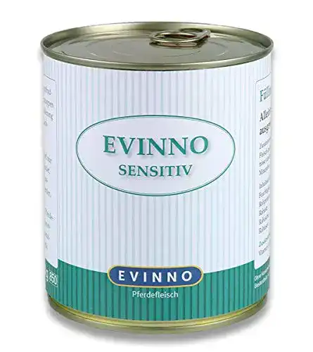 Hundefutter Single-Protein EVINNO Sensitiv Pferdefleisch 12x800g