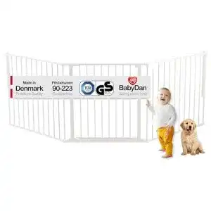 Kaminschutzgitter Baby Dan Konfigurationsgitter Flex L, 90 – 223 cm
