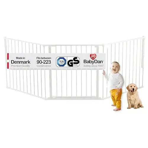 Kaminschutzgitter Baby Dan Konfigurationsgitter Flex L, 90 – 223 cm