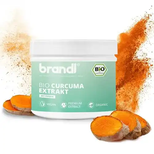 Kurkuma-Kapseln Brandl, Kurkuma-Extrakt plus Piperin, 120 Stk.