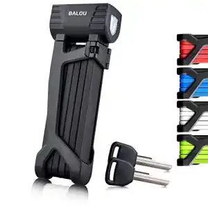 E-Bike-Schloss BALOU Faltschloss Fahrrad mit Halterung