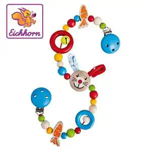 Kinderwagenkette Eichhorn 100017033, mit Hasenmotiv, 50cm
