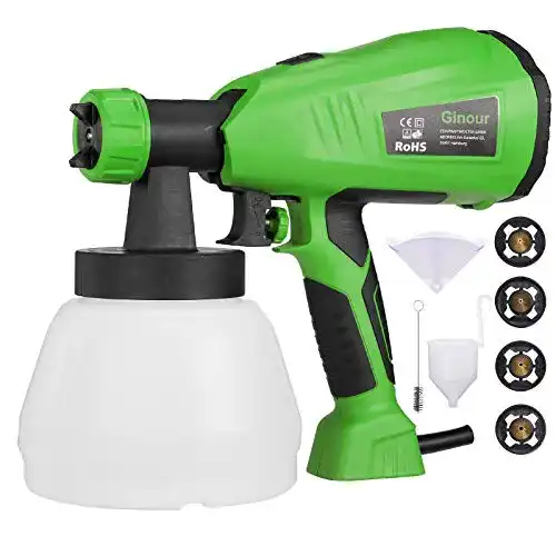 Elektrische Farbspritzpistole Ginour Farbsprühsystem 1300ml