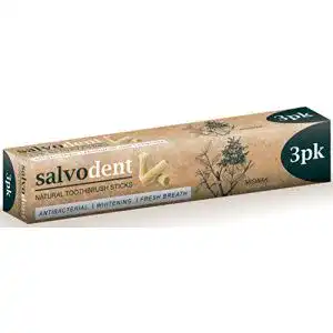 Miswak Salvodent 100% Natur Zahnbürste, 3 Stück