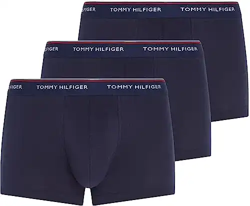 Boxershorts Tommy Hilfiger Herren Hüft-Shorts 3p Lr Trunk, 3er