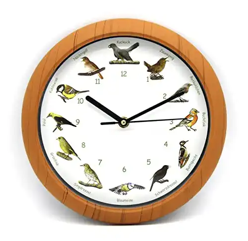 Vogeluhr joka international GmbH Vogelstimmen-Wanduhr