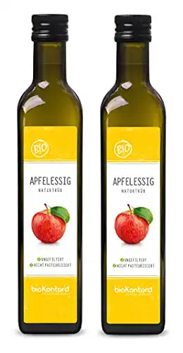 Apfelessig bioKontor Apfelessig naturtrüb BIO 1000ml (2x 500ml)