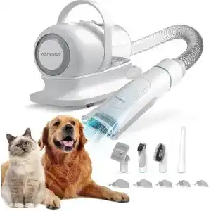 Profi-Hundeschermaschine neabot P1 mit Tierhaar Staubsauger