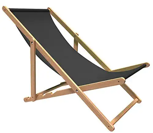 Liegestuhl Holz Holtaz Liegestuhl Premium aus Buchenholz