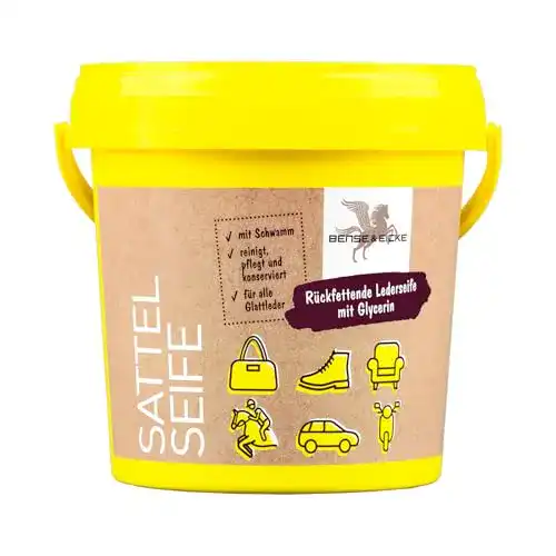 Sattelseife Bense & Eicke B & E mit Schwamm – 1000 ml
