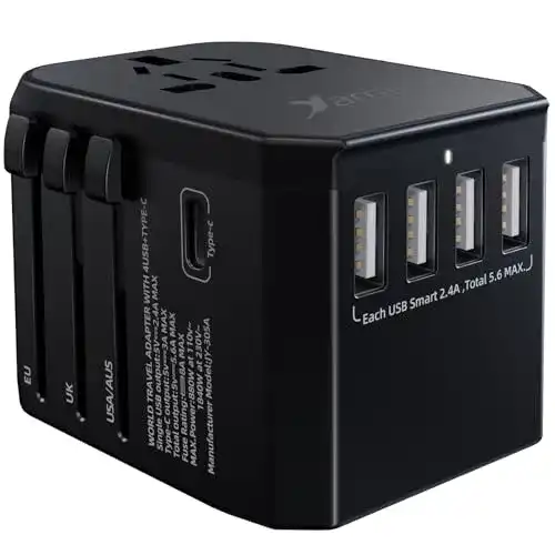 Reiseadapter Weltweit Yarrashop Universal 224 Länder