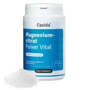 Magnesiumcitrat Casida Pulver Vital, reines Magnesium, 200 g