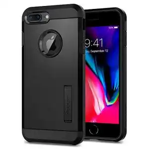iPhone-8-Plus-Hüllen Spigen Tough Armor Hülle, Schwarz