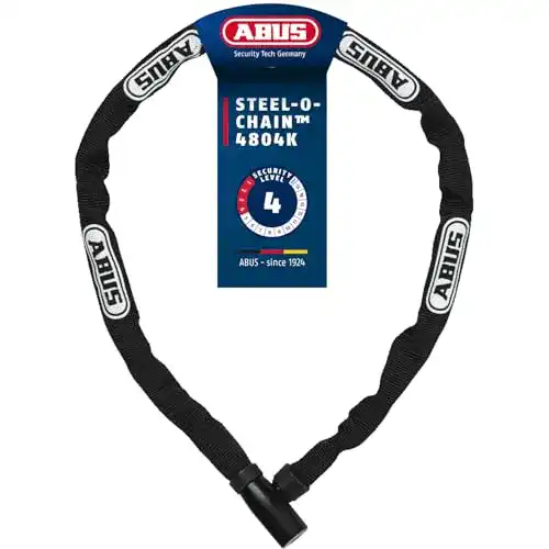 Leichtes Fahrradschloss ABUS 4804K, Antifurto per Bicicletta, Nero