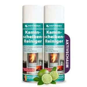 Kaminglasreiniger HOTREGA Kaminscheiben Reiniger 300ml Set