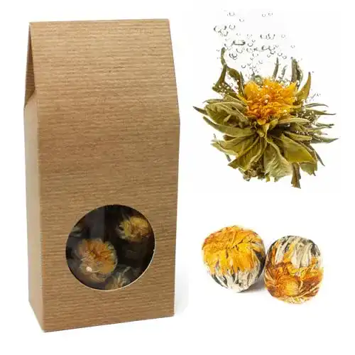 Teeblumen Quertee 10 x Teeblume für einen fruchtigen Grüntee