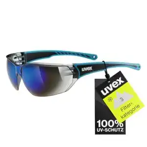 Sonnenbrillen Uvex Unisex, Erwachsene, sportstyle 204 Sportbrille