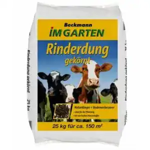 Rinderdung Beckmann Naturdünger Gartendünger gekörnt 25 kg