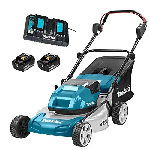 Makita-Rasenmäher Makita DLM460PT2 Akku-Rasenmäher 2×18 V