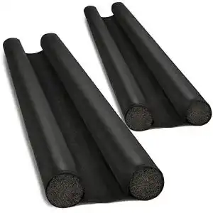 Zugluftstopper com-four ® 2X für die Tür, Doppeldichtung